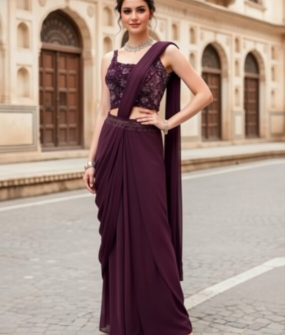 Women Polyester Kurta Ethnic Jacket Set